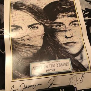 Movie Poster from Paper Towns promo at theatre